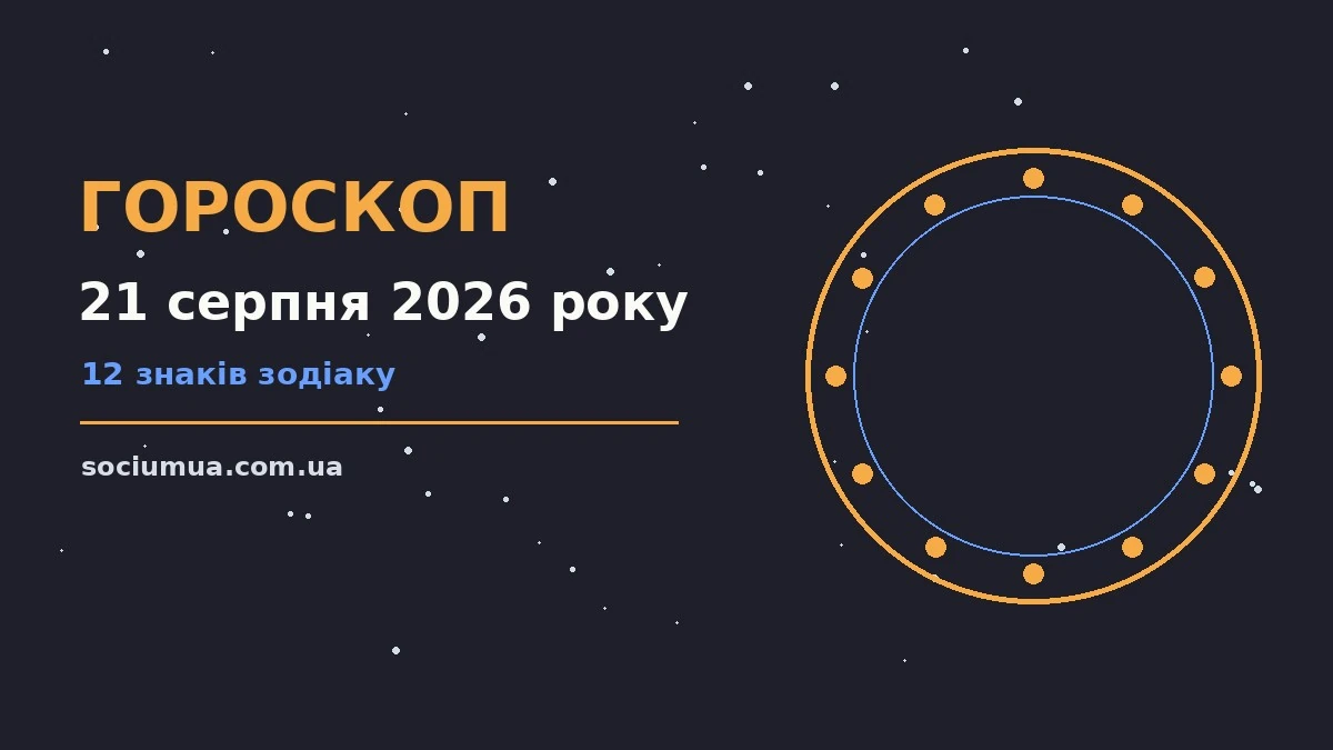 Гороскоп на 21 серпня 2026 року: де діяти без зволікань для впевненого початку дня