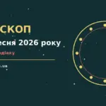 Зоряне небо над міським силуетом увечері 14 вересня, символ щоденного гороскопу