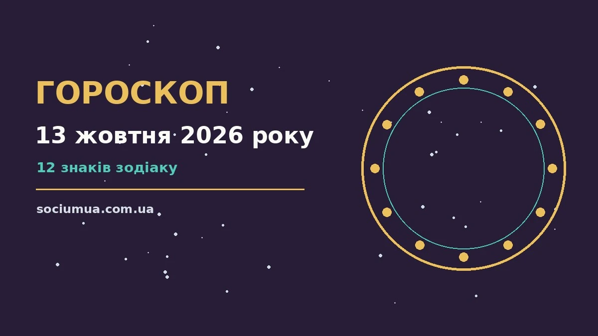 Гороскоп на 13 жовтня 2026 року: де діяти без зволікань для впевненого початку дня