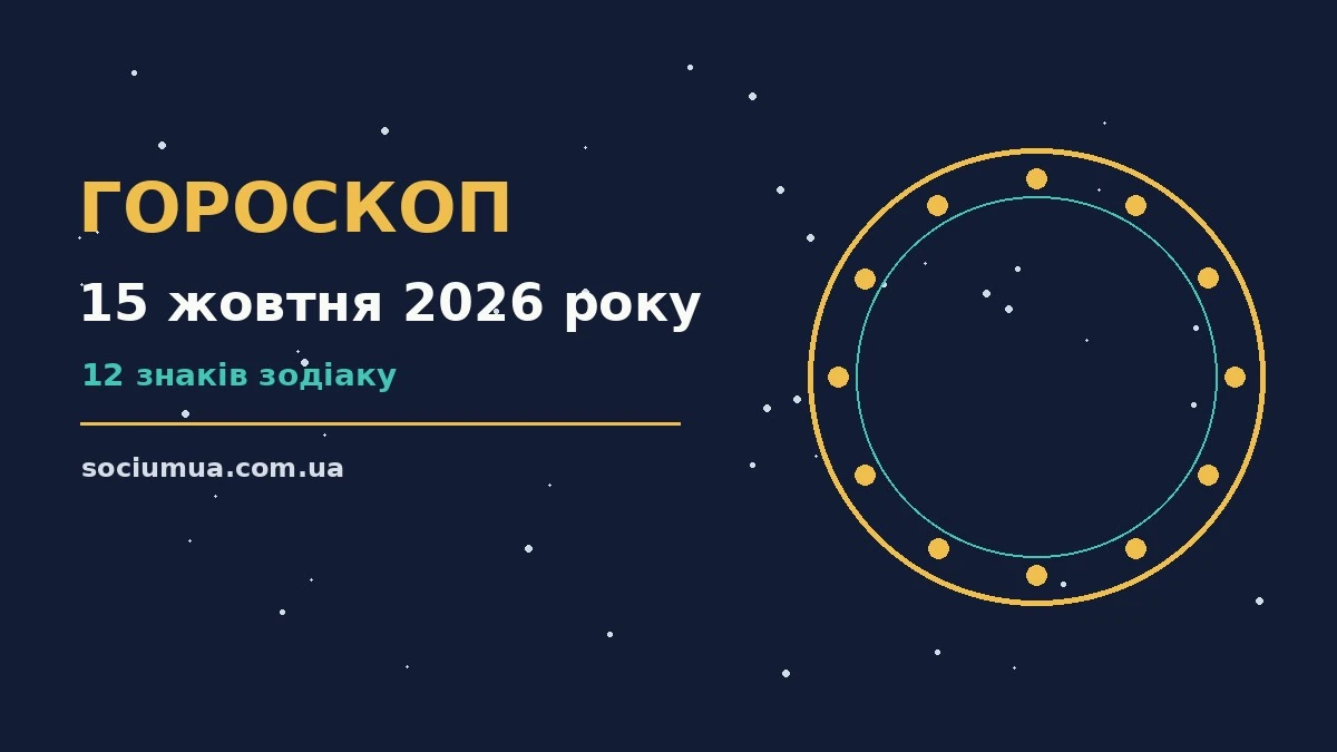 Гороскоп на 15 жовтня 2026 року: де діяти без зволікань для впевненого початку дня