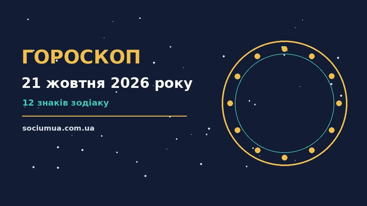 Гороскоп на 21 жовтня 2026 року: де діяти без зволікань для впевненого початку дня