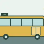 Ілюстрація автобуса з номером 40