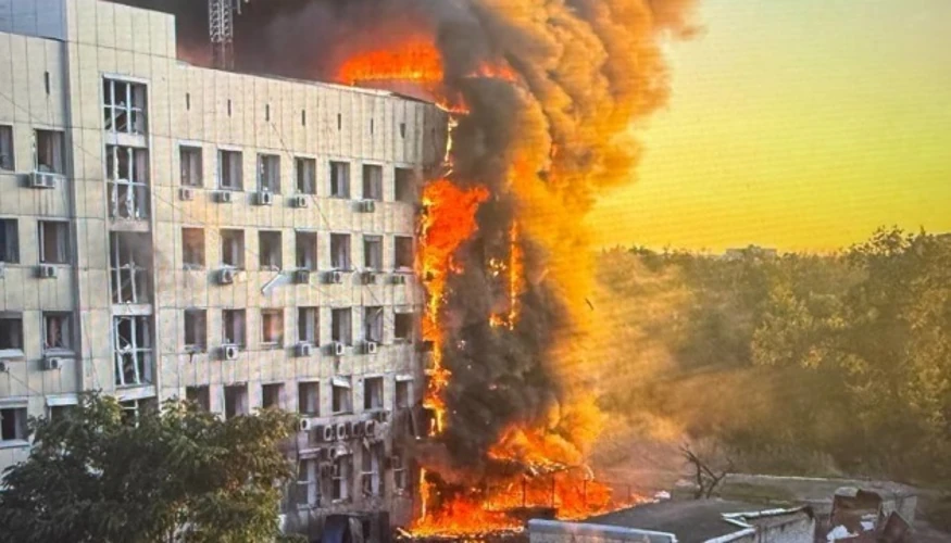 Павлоград 1 жовтня: послідовність вечірнього удару по адмінбудівлі ДТЕК