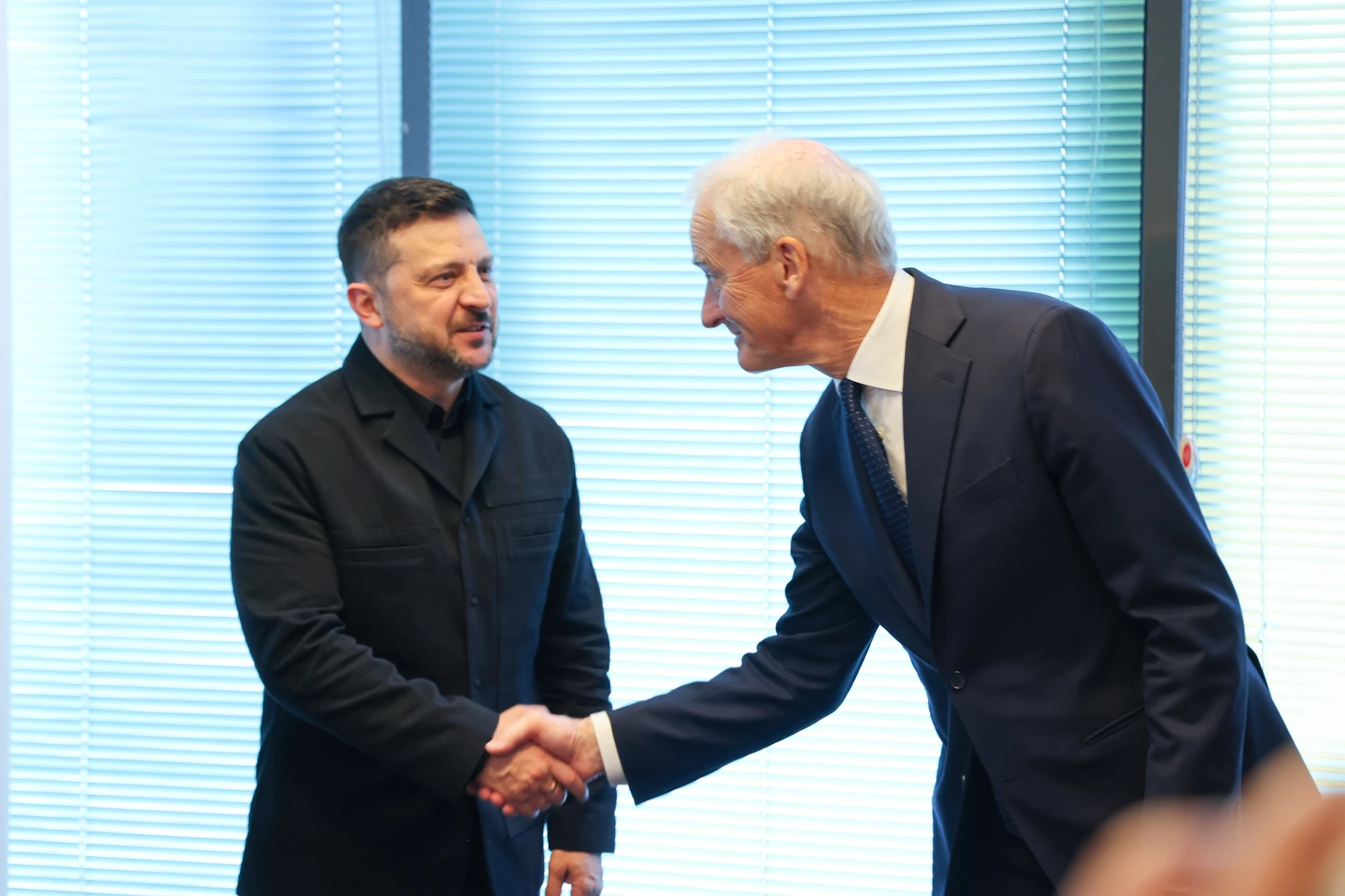 Володимир Зеленський та інші учасники переговорів у Норвегії